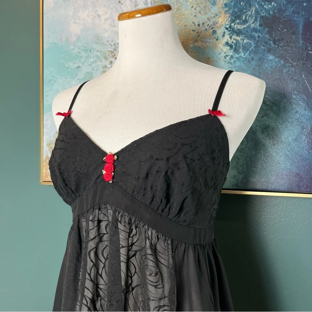 Linea Donatella Lace Trim Babydoll